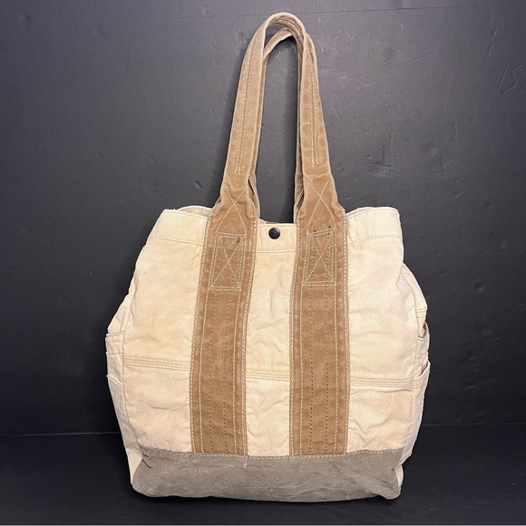 Rare Wallace & Barnes J. Crew Dry Goods New York Canvas Tote Bag - Picture 12 of 15